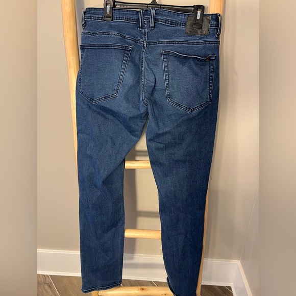 Buffalo David Bitton Adam Slim Stretch 34/34 Men's Blue Jeans - Picture 2 of 6